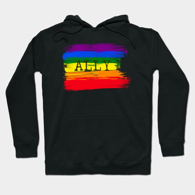 Ally Rainbow Hoodie by T's and Things - BV